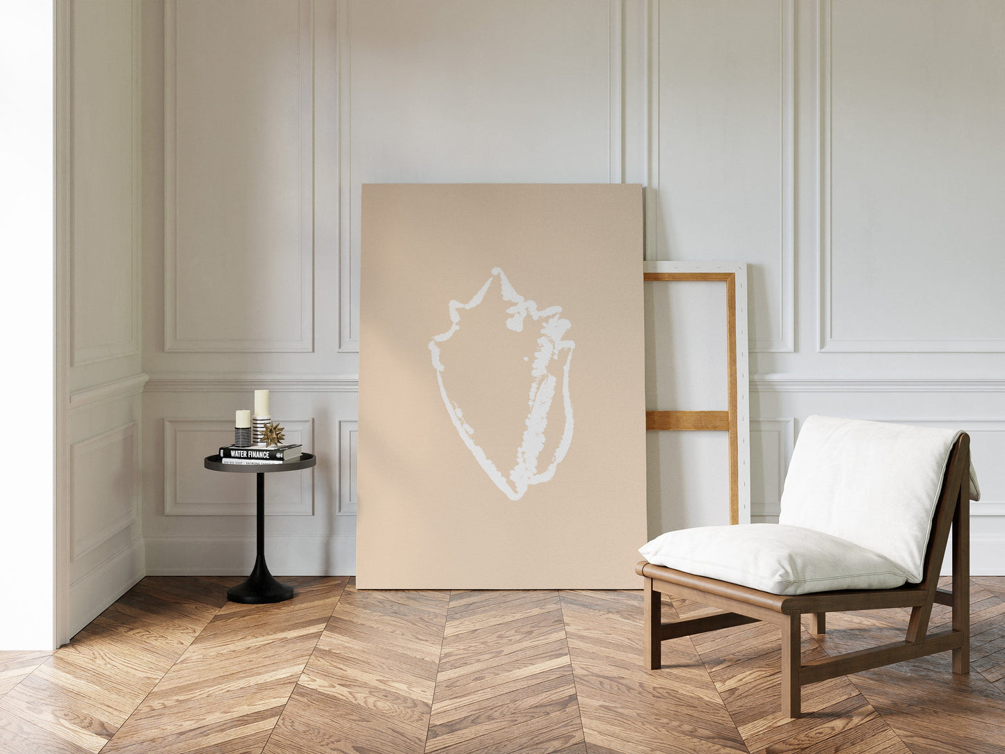 Seashell Sketches In Blush Light
