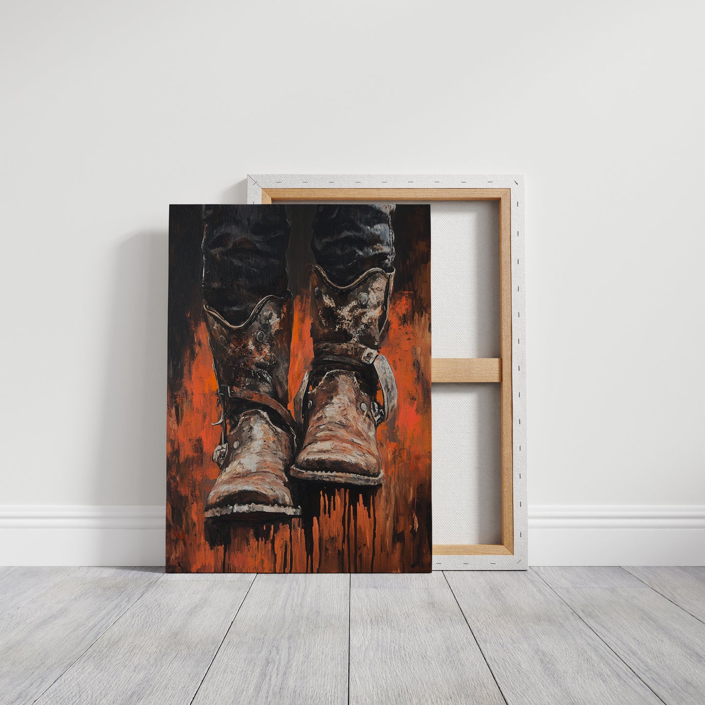 Burnt Leather Cowboy Boots