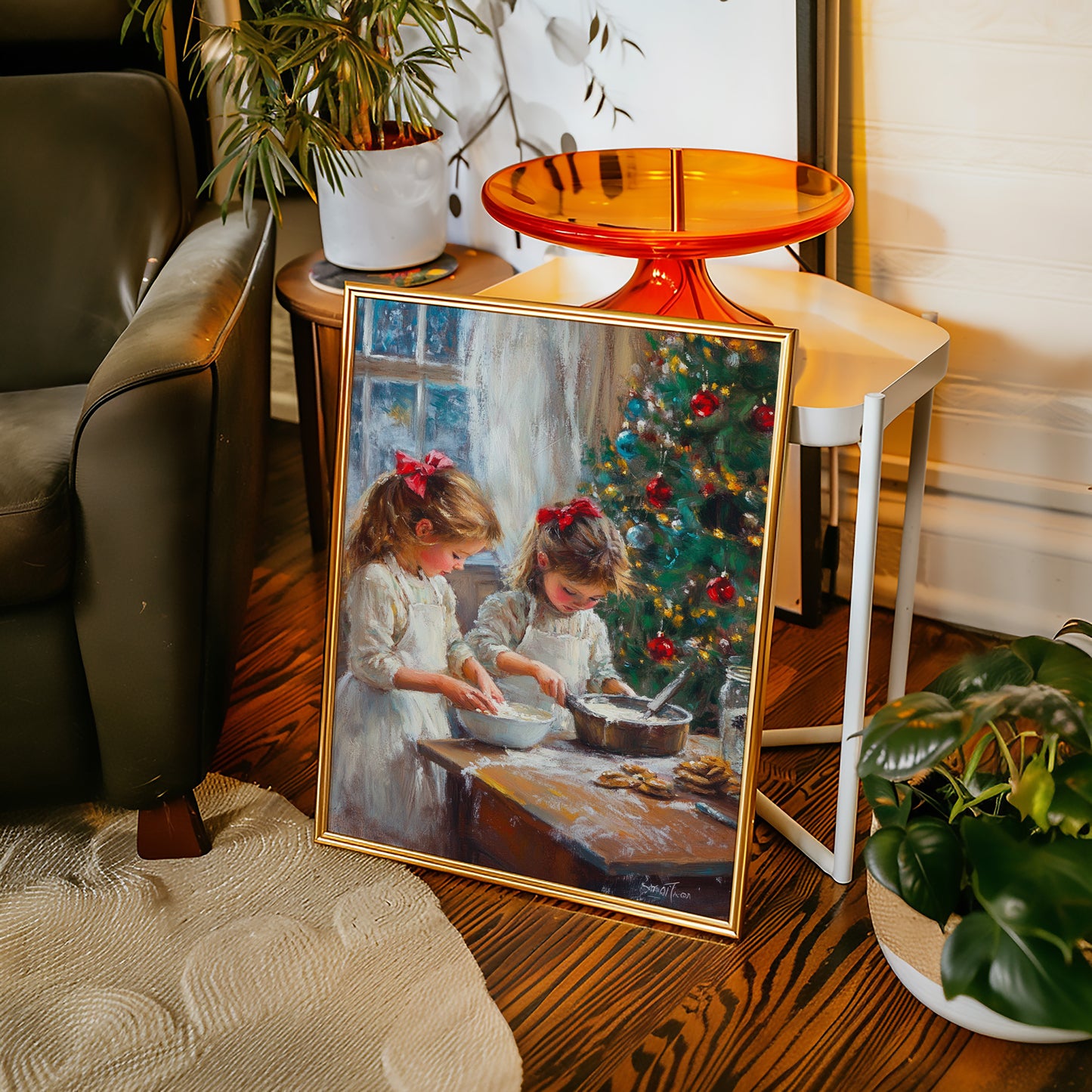 Baking Memories Beneath Twinkling Lights