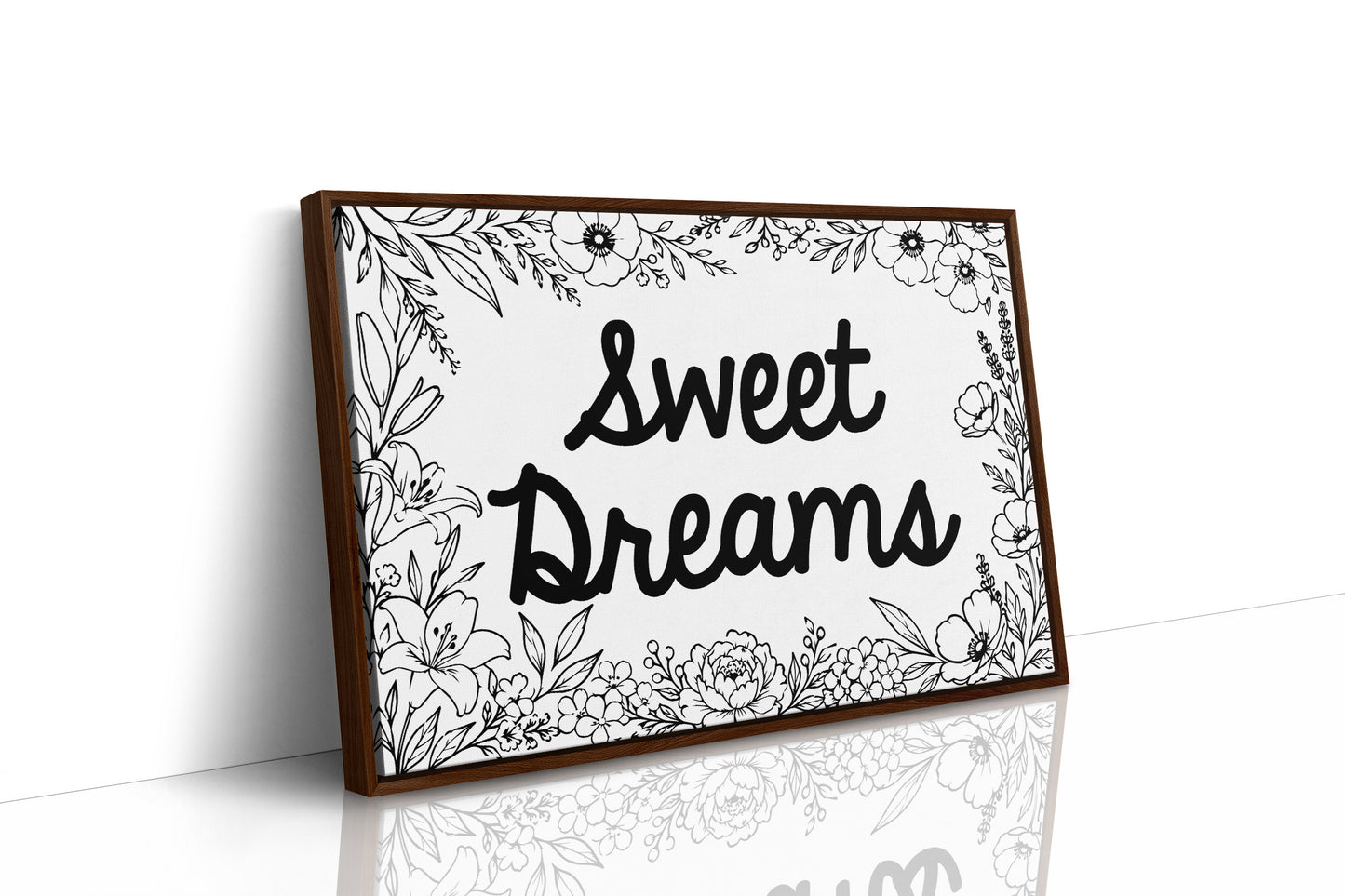 Sweet Dreams Botanical Line Art