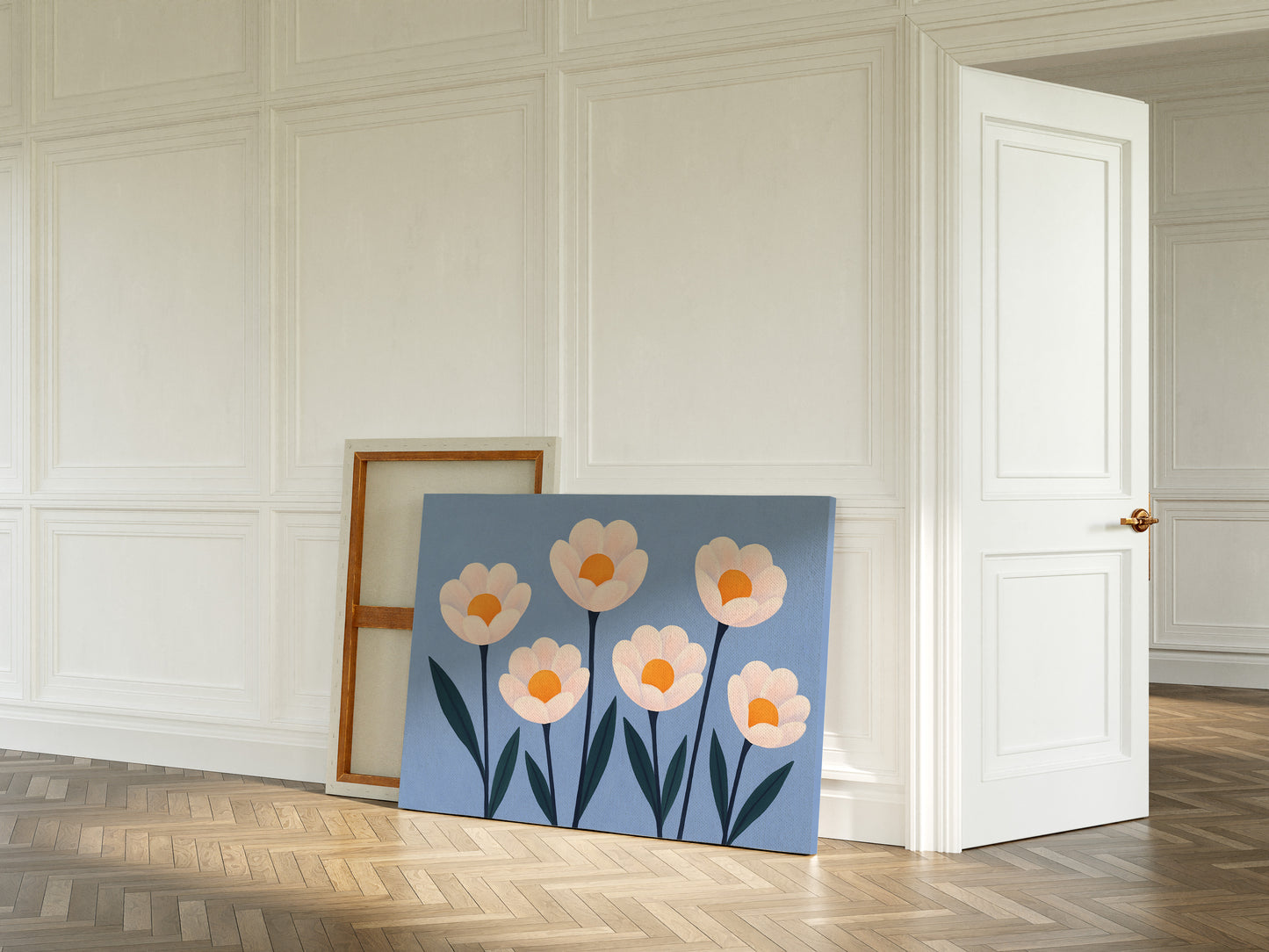 Sunlight Blooms in a Blue Sky