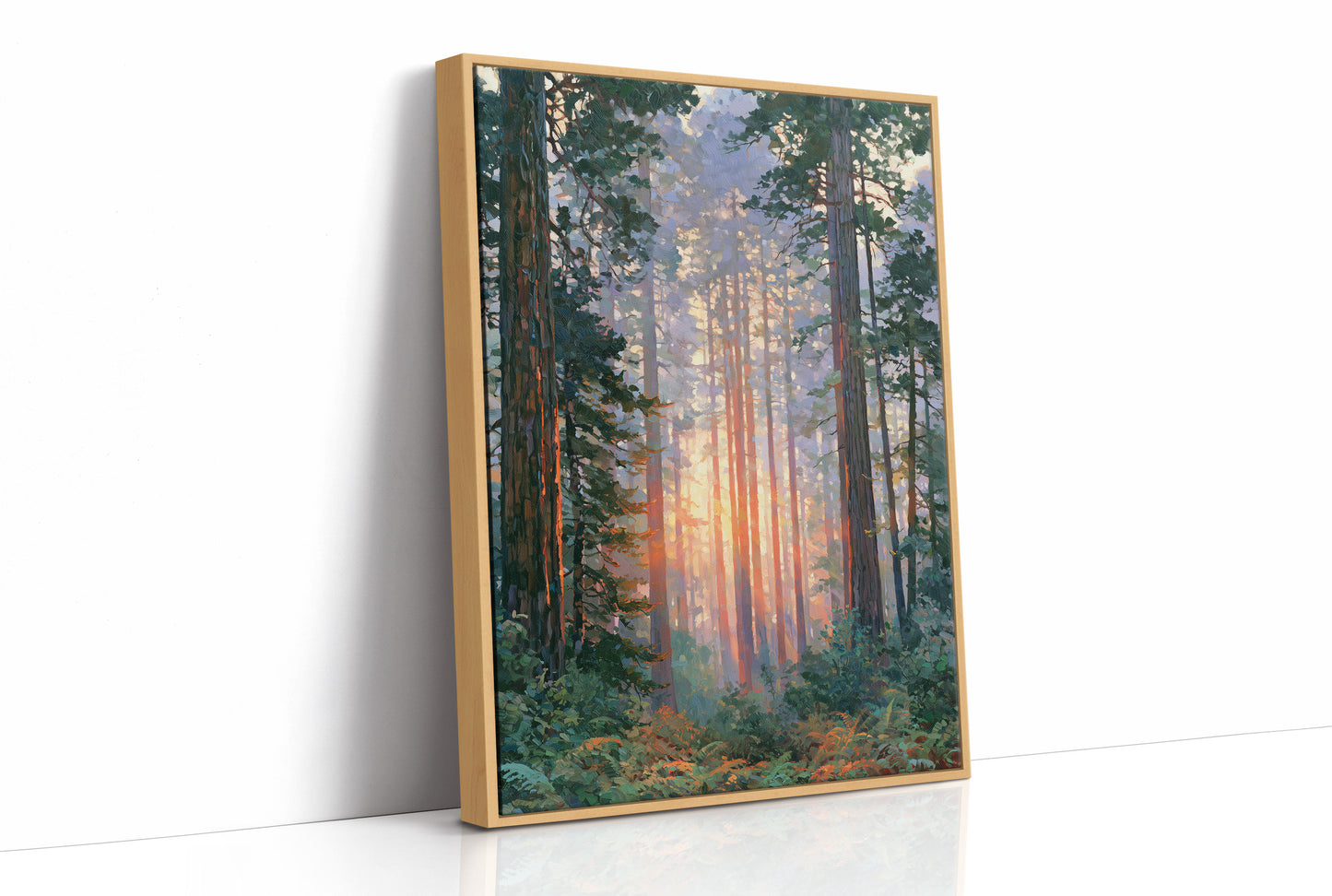 Sunset Through the Pines