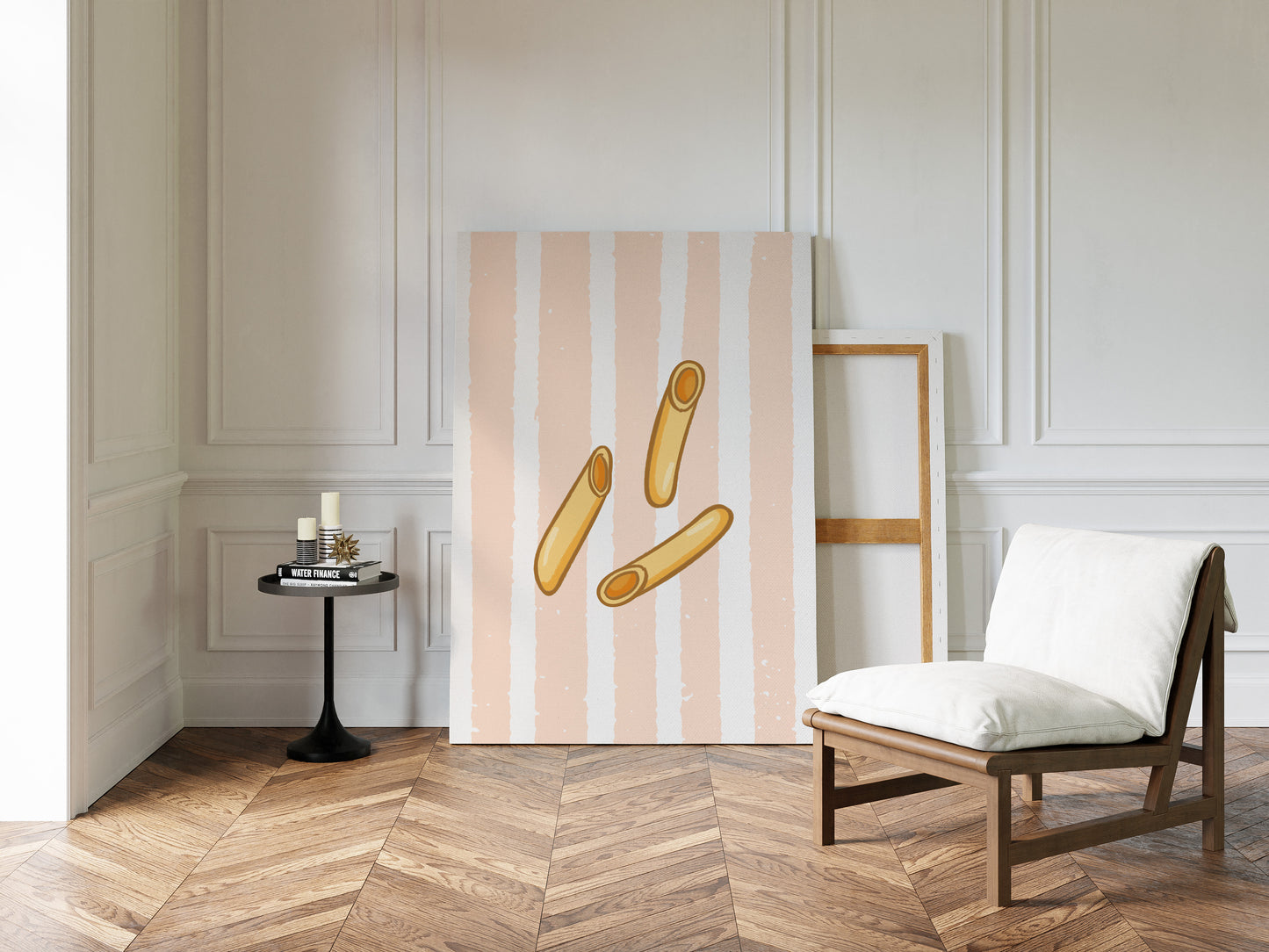 Breadsticks Dance On Blush Stripes