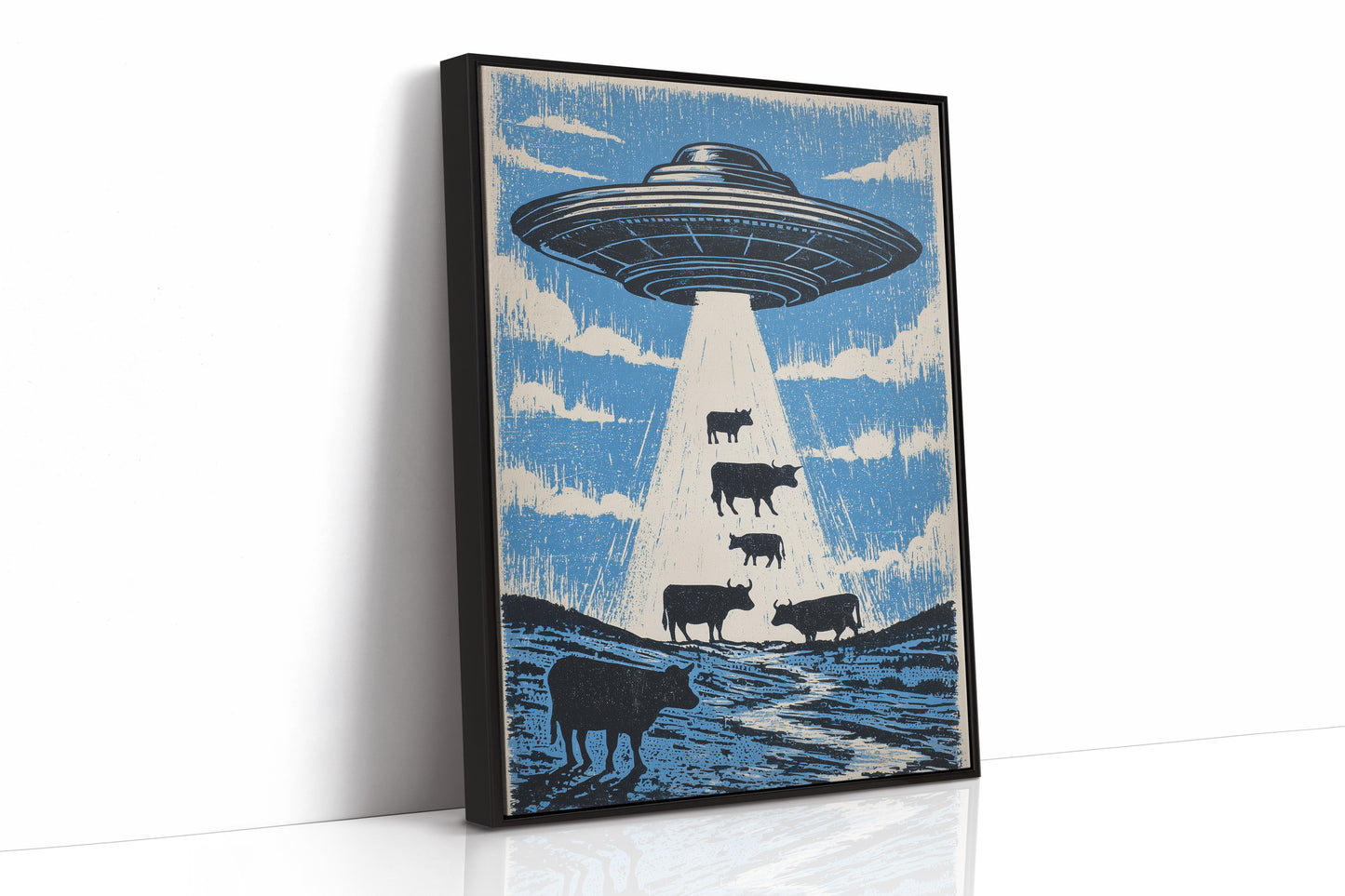 Cosmic Cattle Abduction