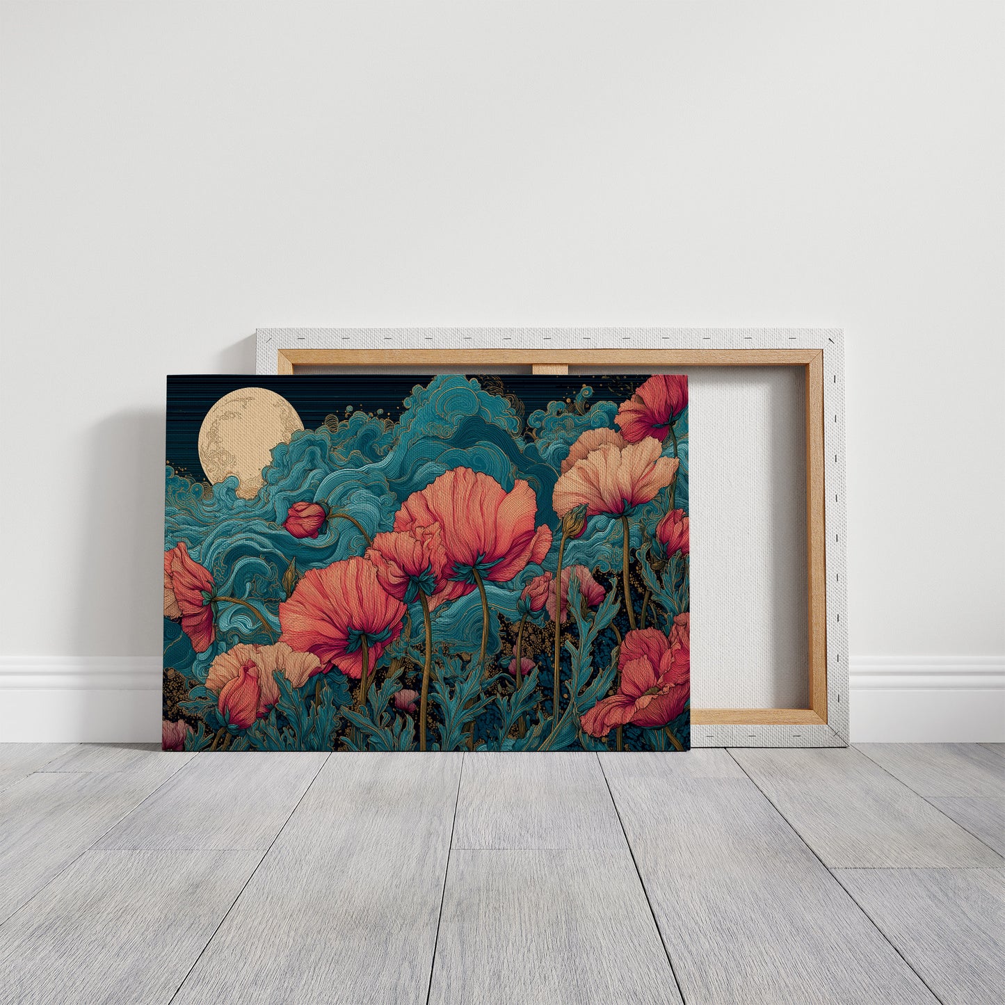 Coral Blooms Under Midnight Tide