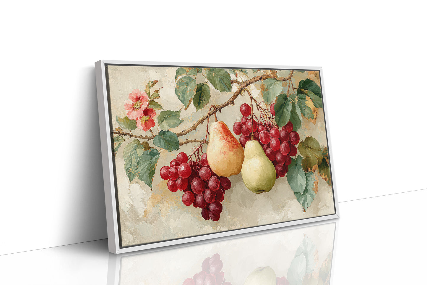 Pears and Grapes on Old Vine