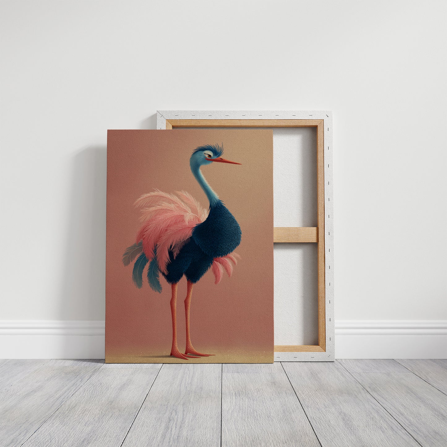 Sleepy Ostrich, Feathers Aflutter