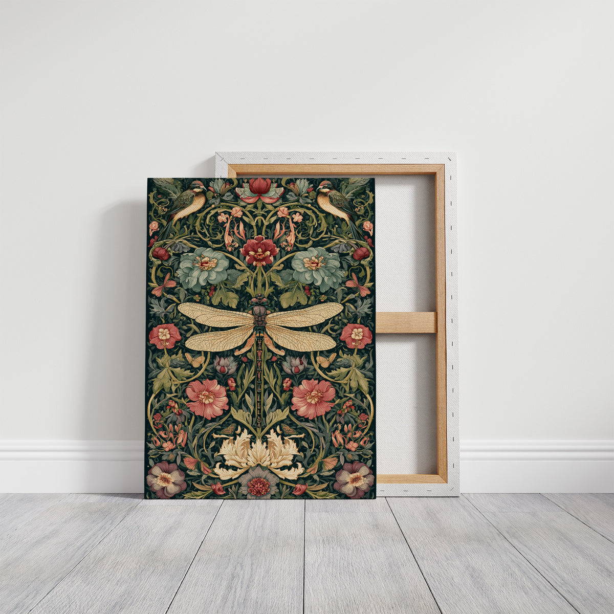 Dragonfly and Songbirds in Bloom