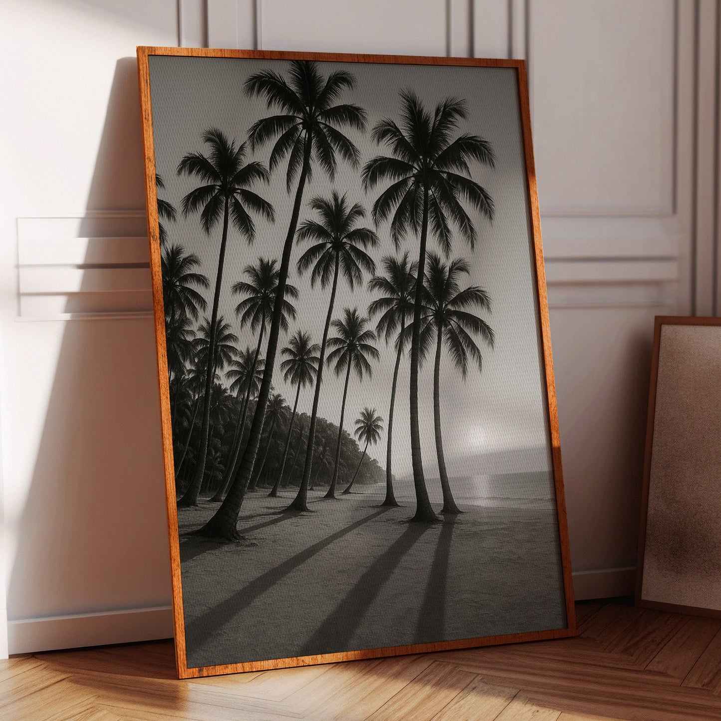 Palm Shadows at Sunrise