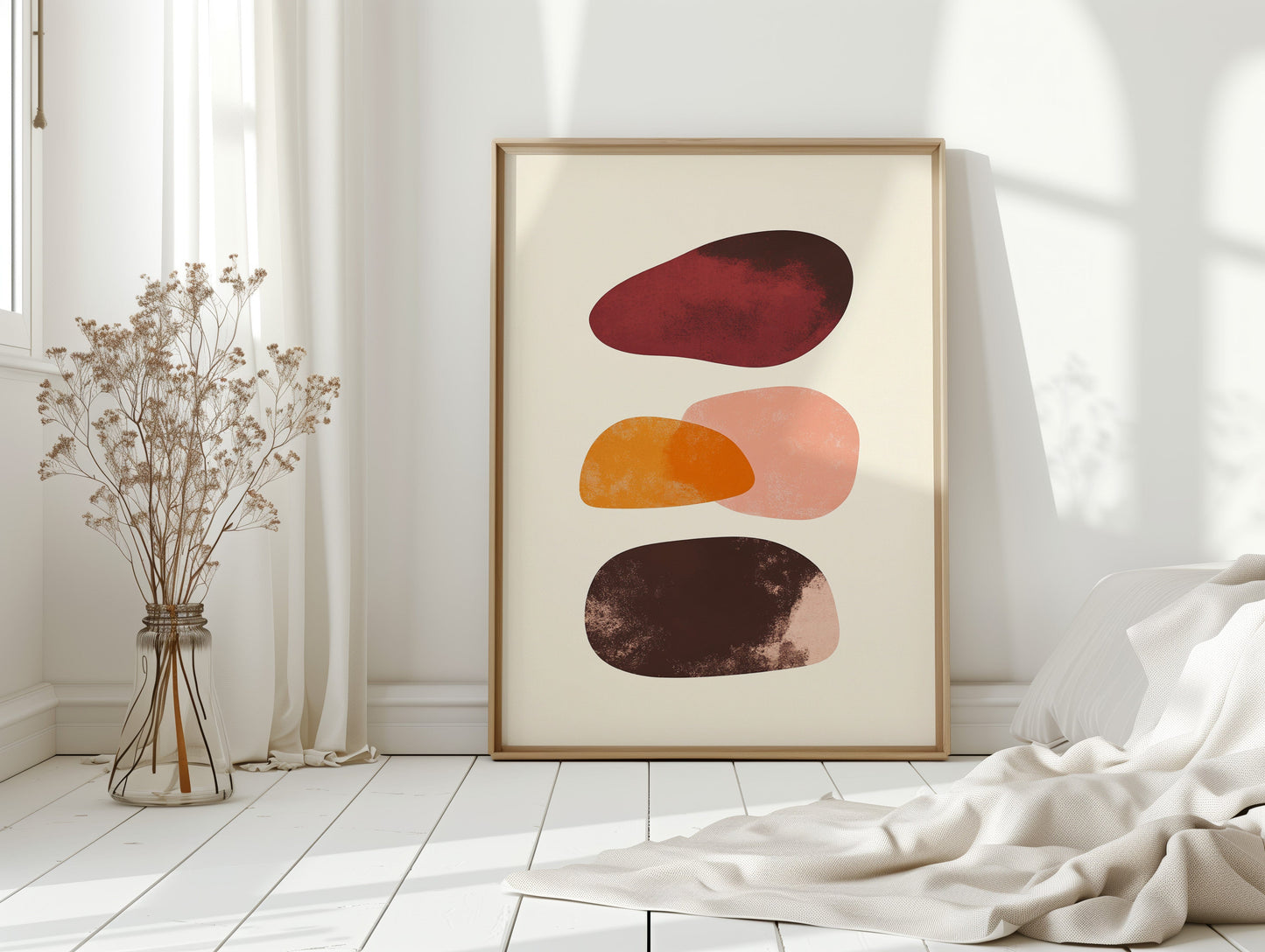 Autumn Stones Float In Morning Light