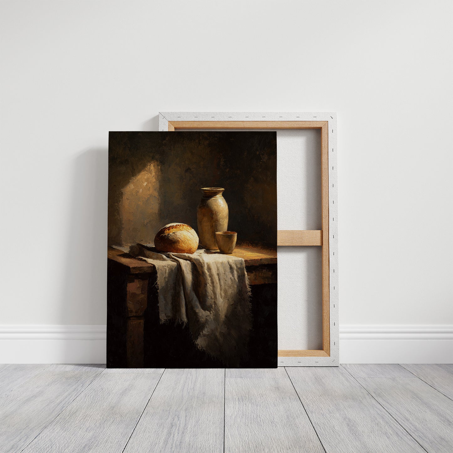 Humble Feast in Amber Light