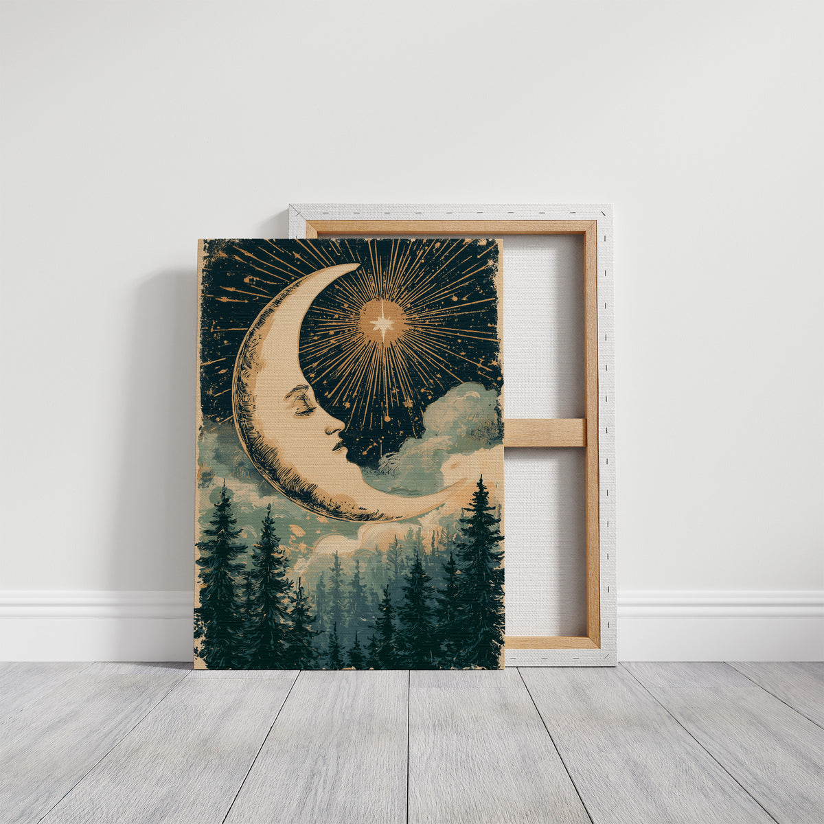 Crescent Moon and the Radiant Star