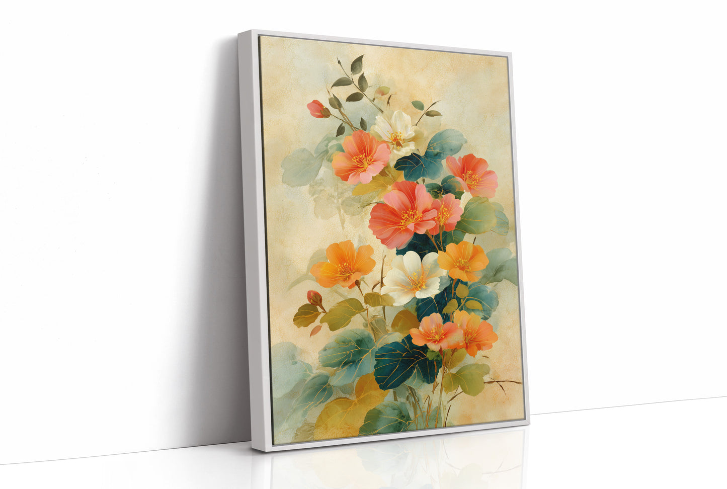 Coral Blooms Between Library Lines