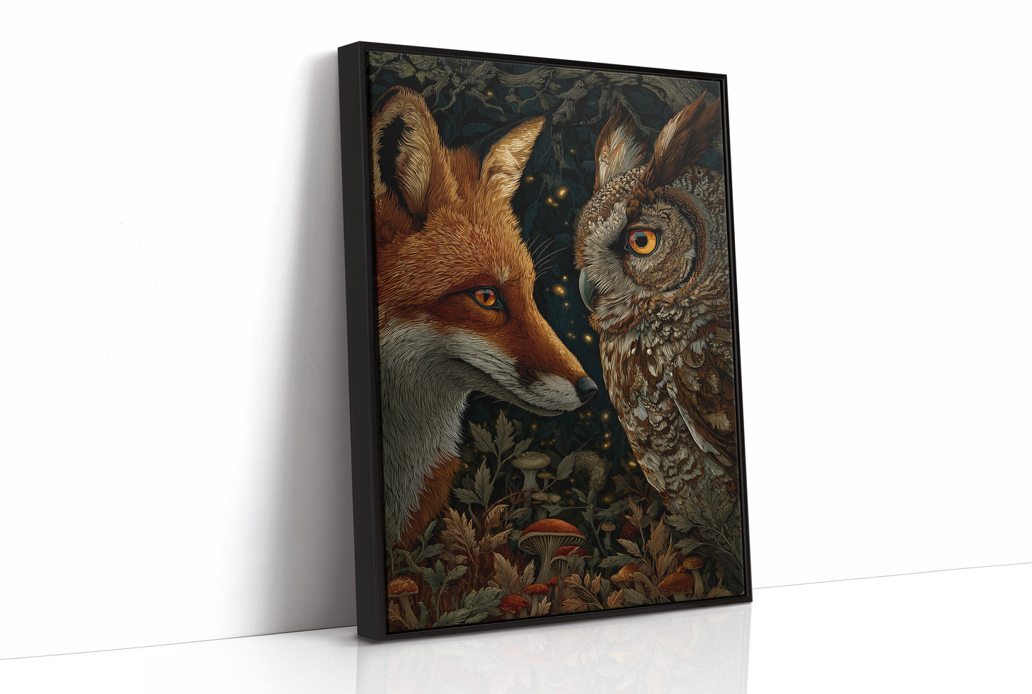 Dusk Meets Night's Golden Gaze