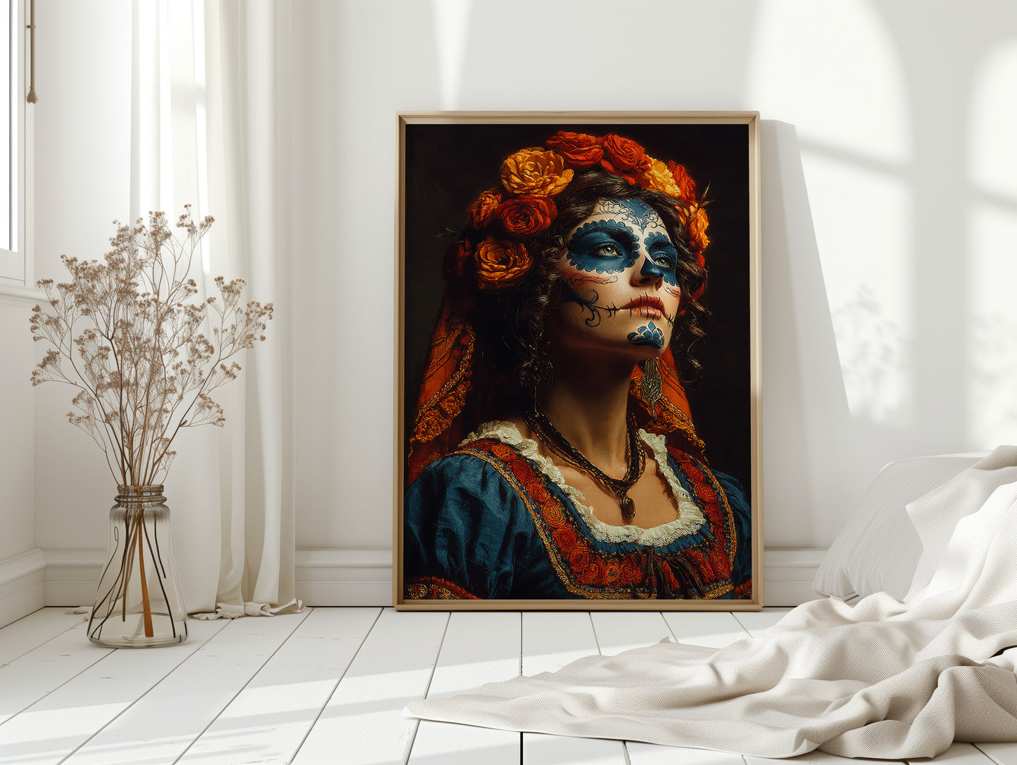 Elegance in Sugar Skull Makeup