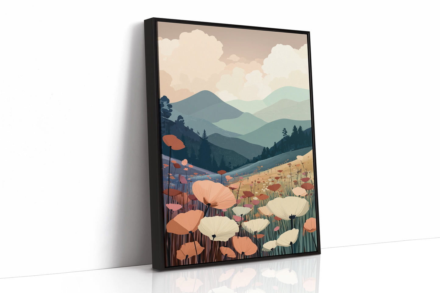 Valley Poppies Whisper To Mountains