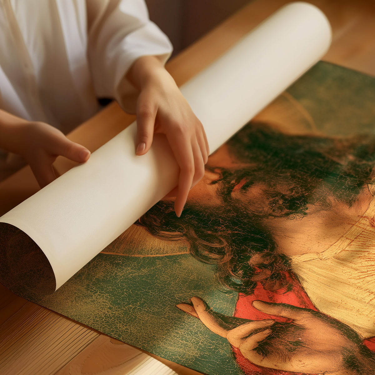 Sacred Heart Vintage Devotional Print