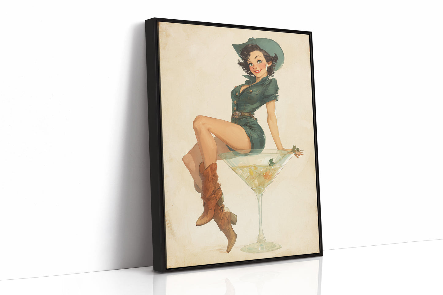 Emerald Cocktail: Western Charm