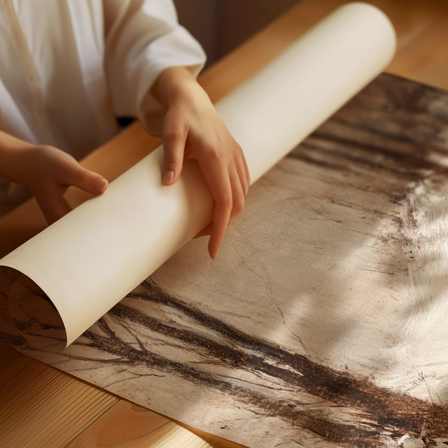 Footsteps Through Winter's Embrace