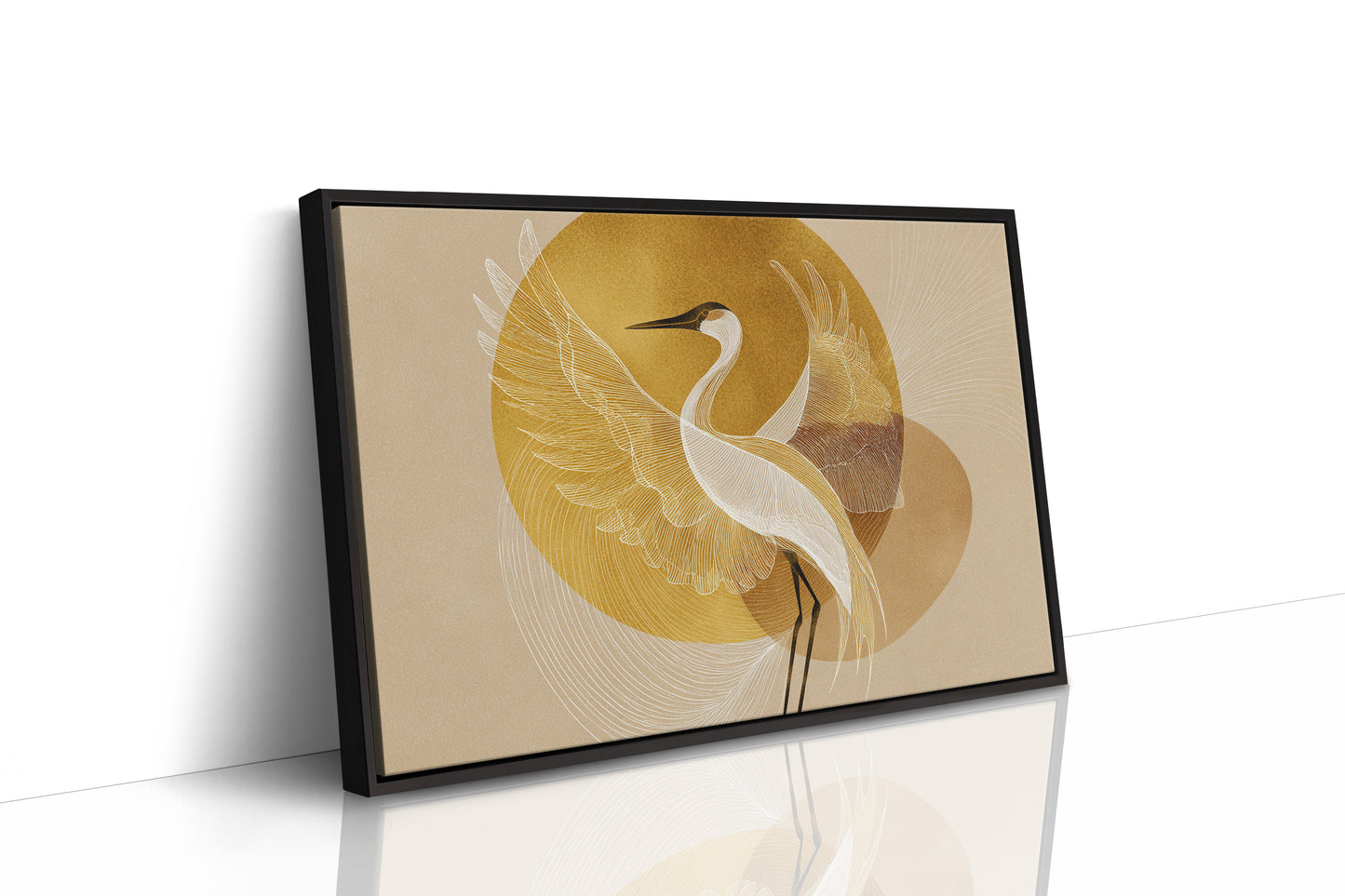 Golden Wings Catch Morning Light