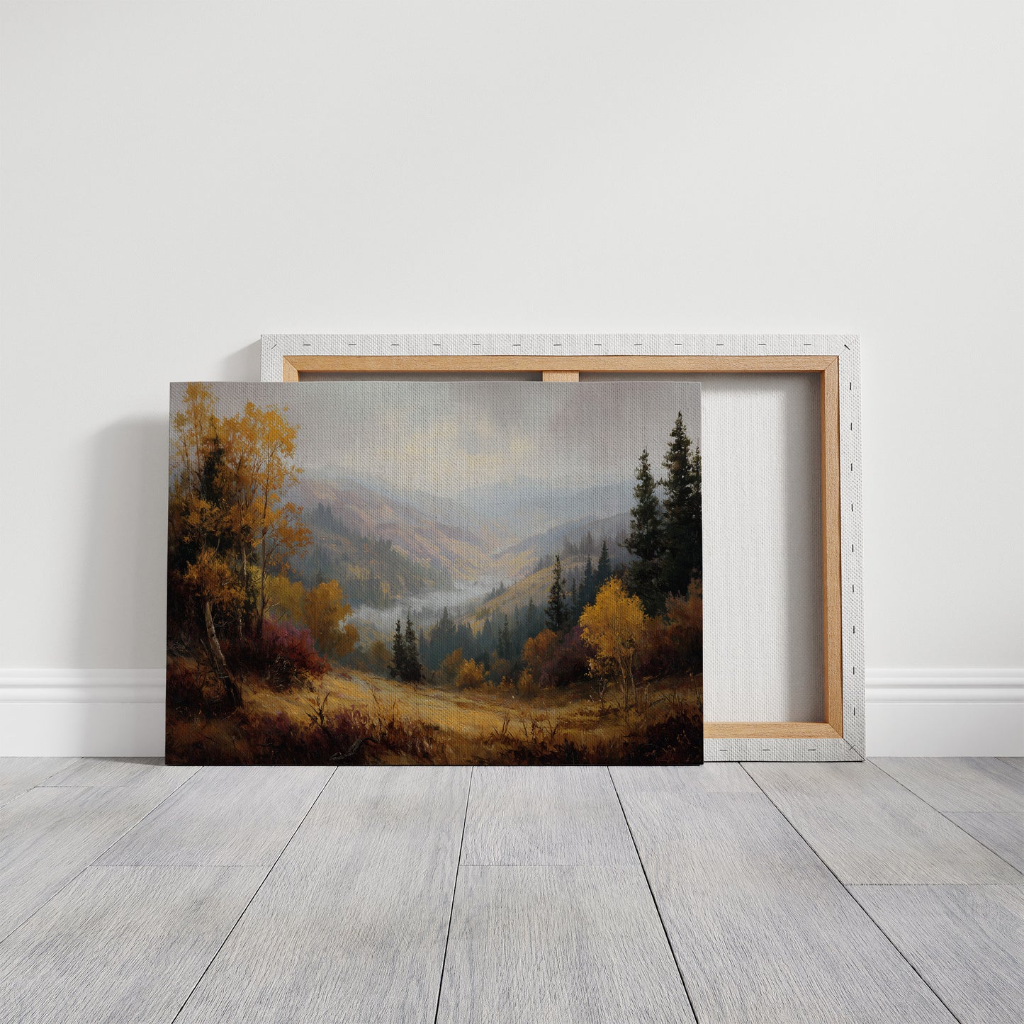 Autumn Valley Between Leather Spines