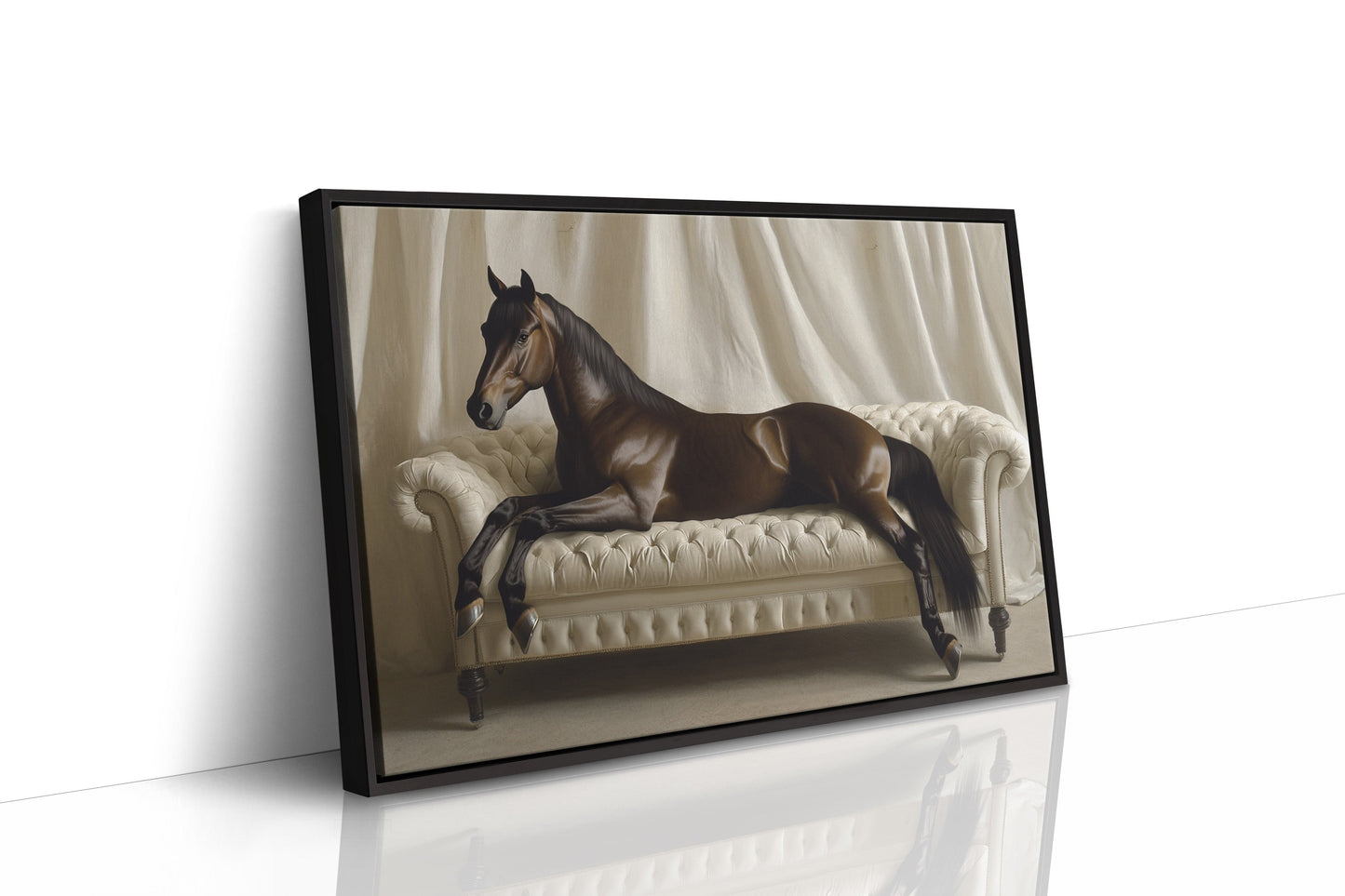 Surreal Horse Lounge Fine Art Print