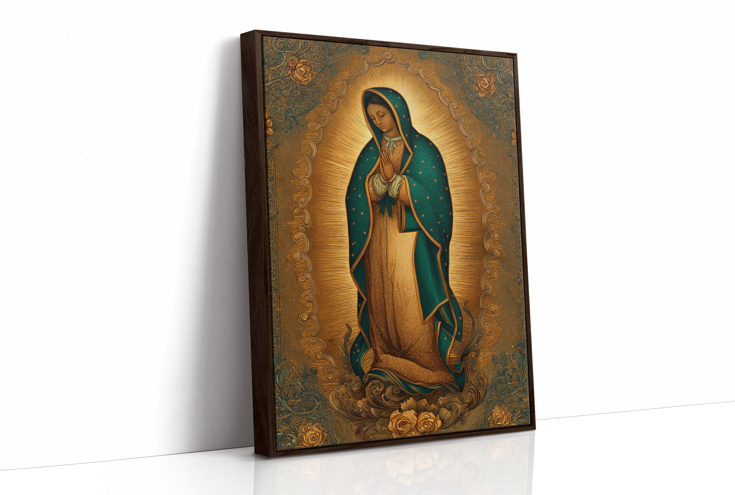 Sacred Light On Wooden Table