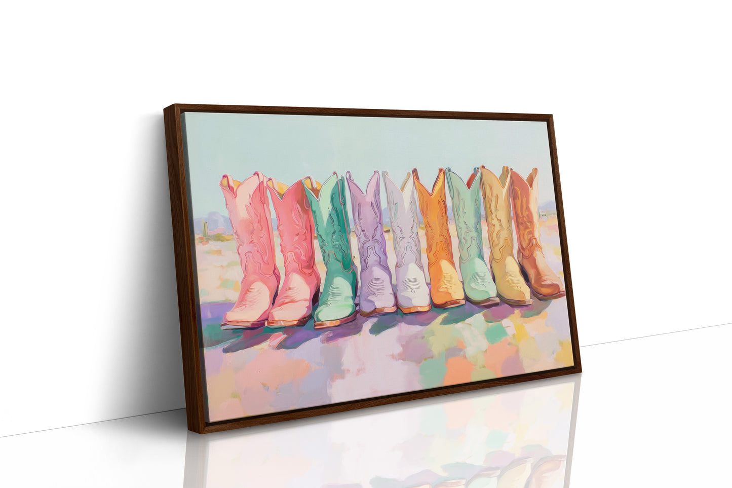 A Line of Colorful Journeys