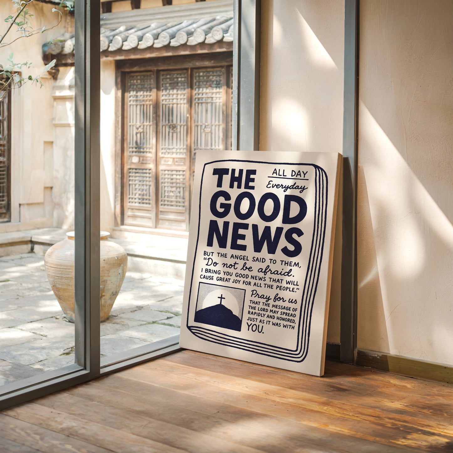 The Good News Everyday Scripture Print