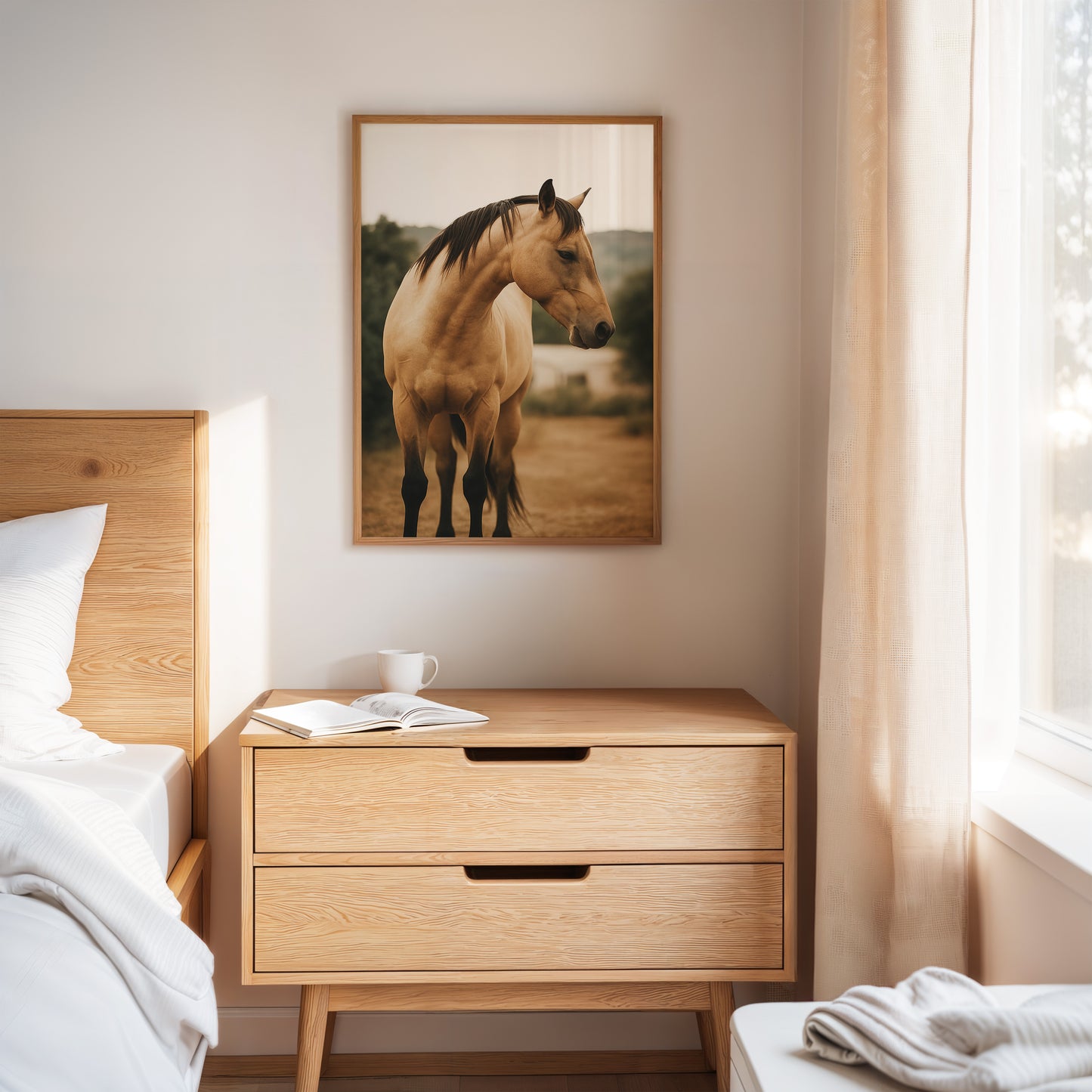 Buckskin Beauty in the Evening Light