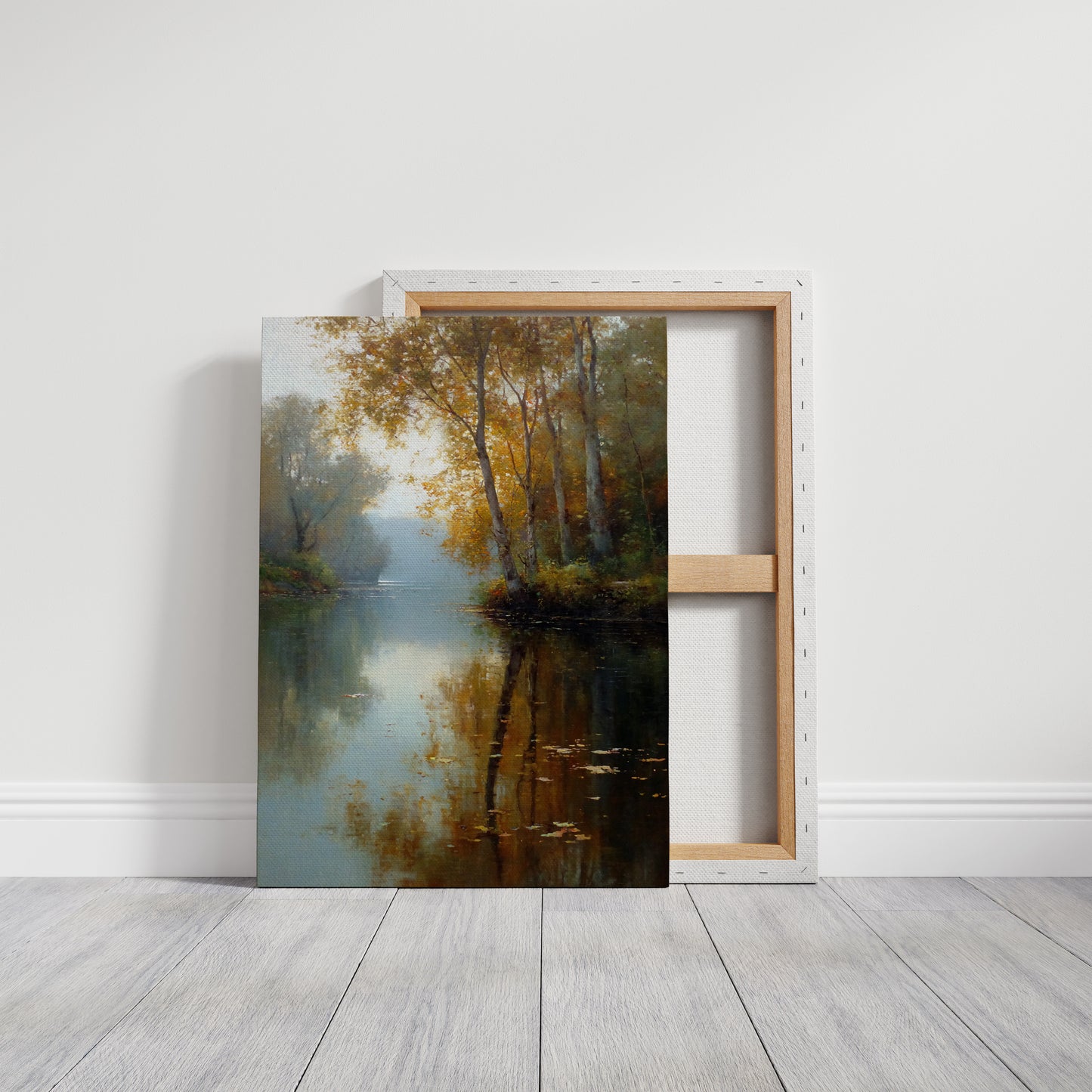 Autumn Reflections on Tranquil Waters