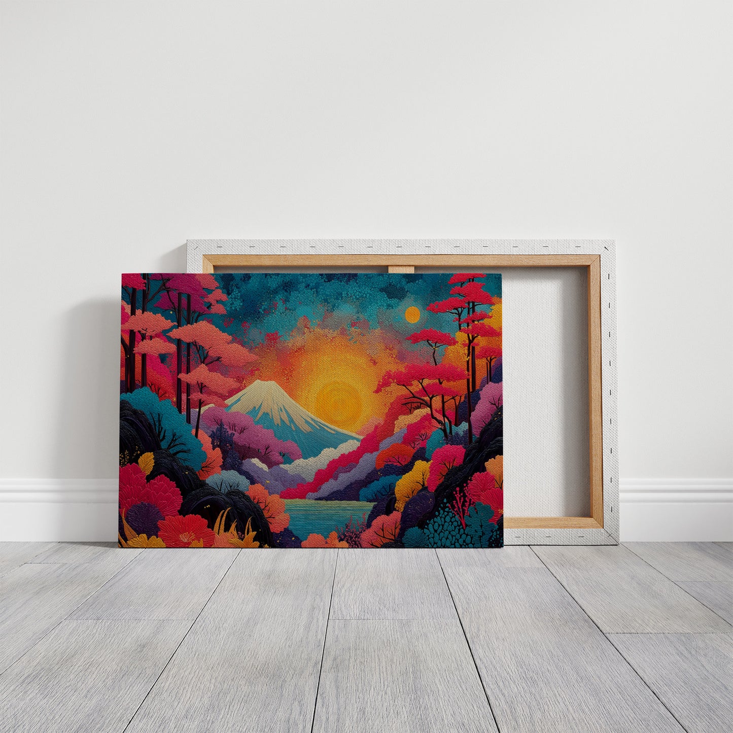 Sacred Mountain Blooms At Dawn