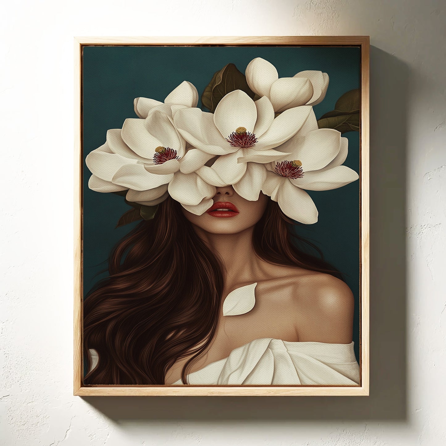 Crowned in Crimson Magnolia