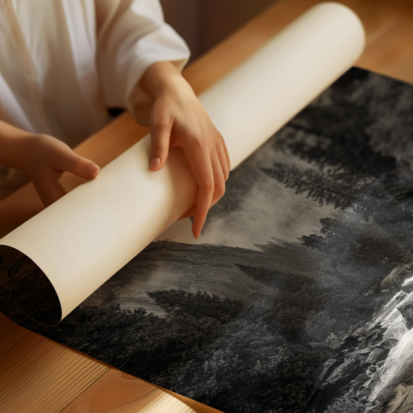 Veils of Mist Over Ancient Stones