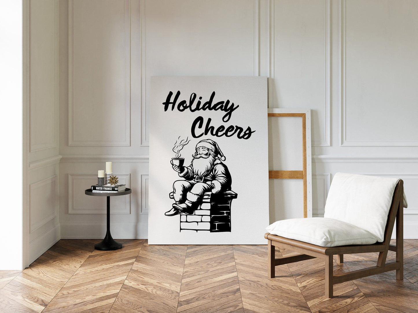 Santa Sips His Midnight Coffee Break