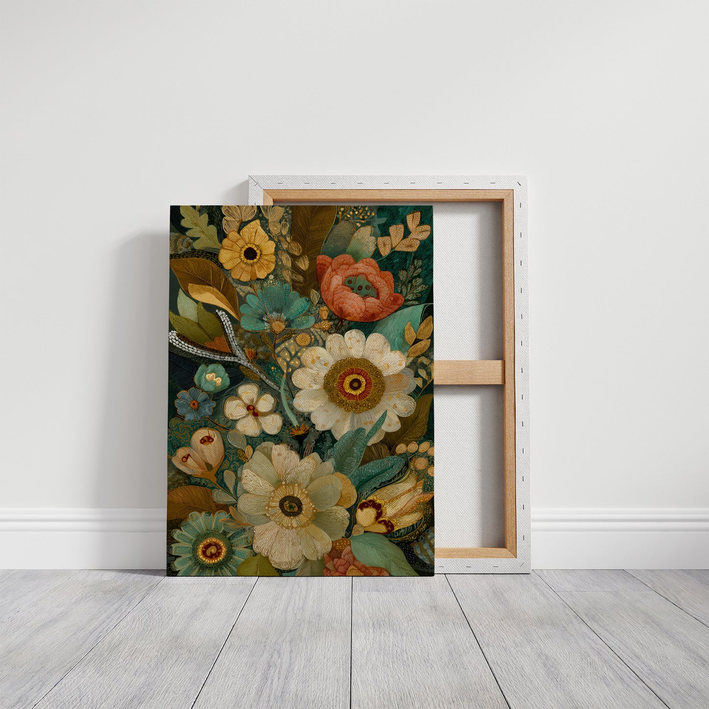 Garden Blooms In Jeweled Harmony