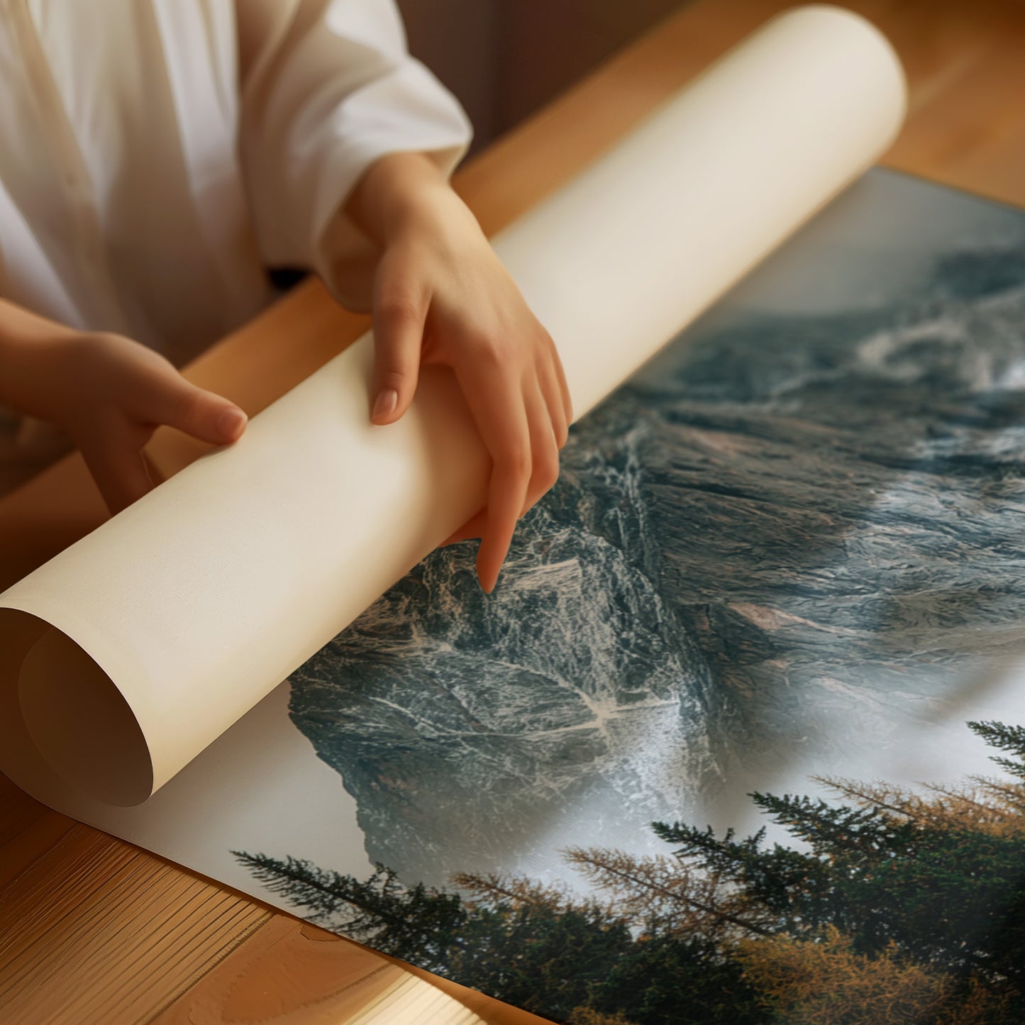 Where Peaks Greet the Clouds