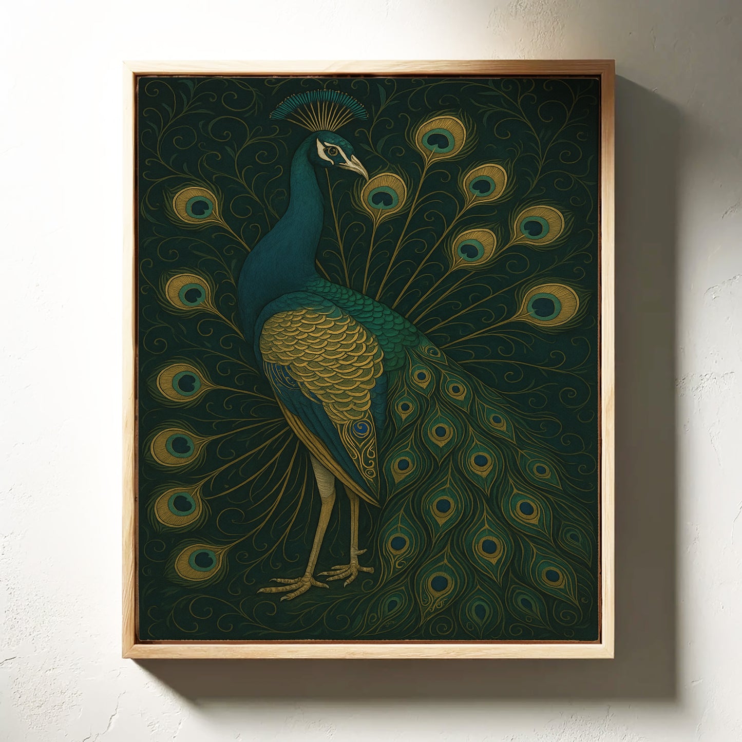 Regal Silence of the Golden Peacock