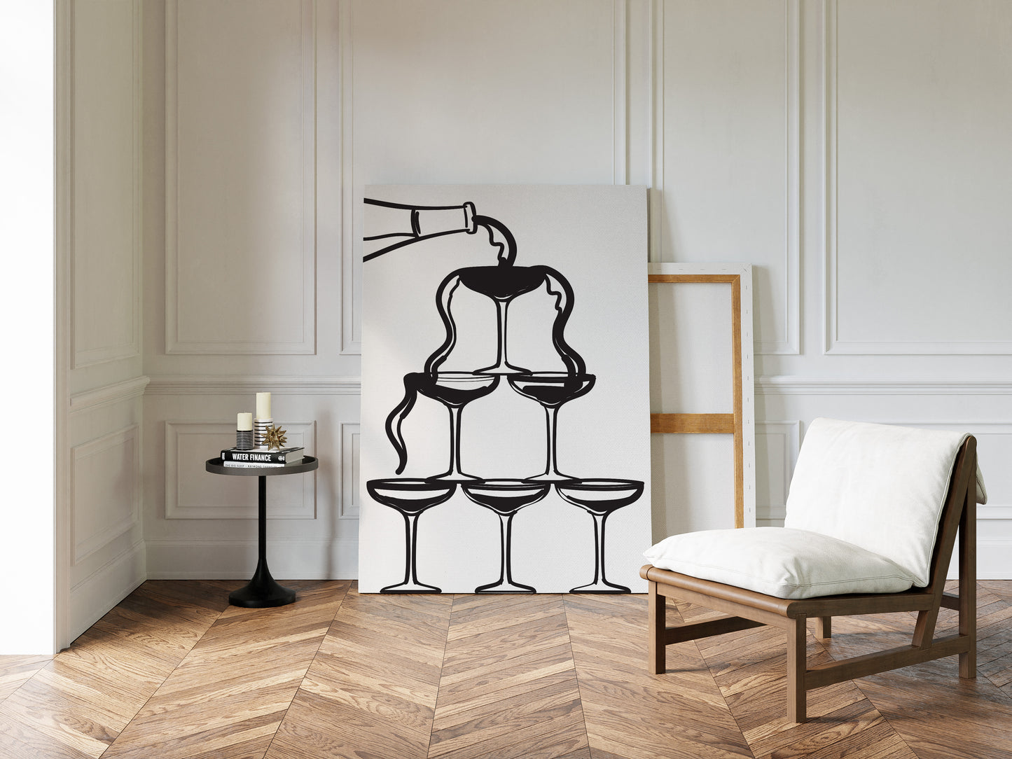 Champagne Towers Build Midnight Magic