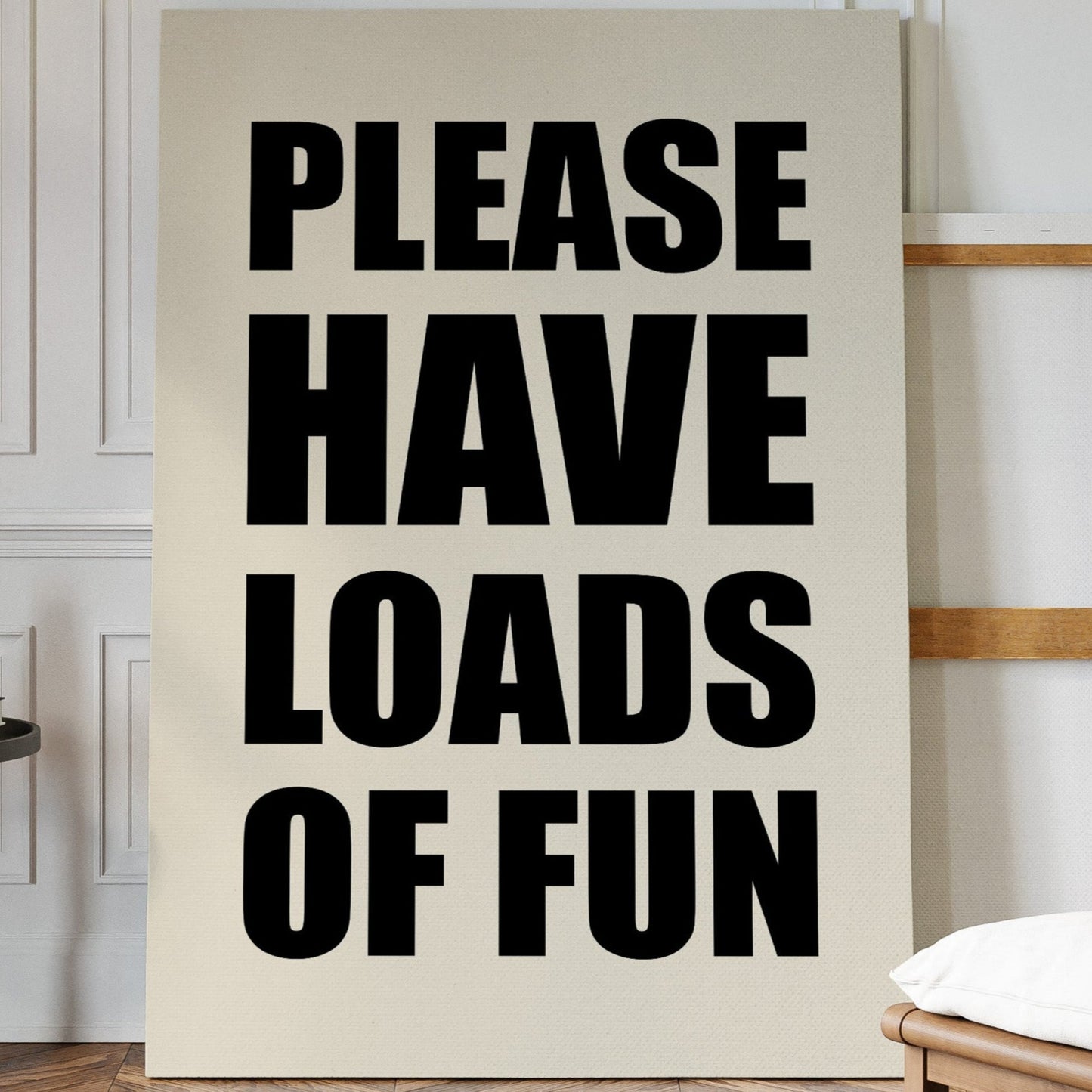 Bold Letters Make Polite Demands