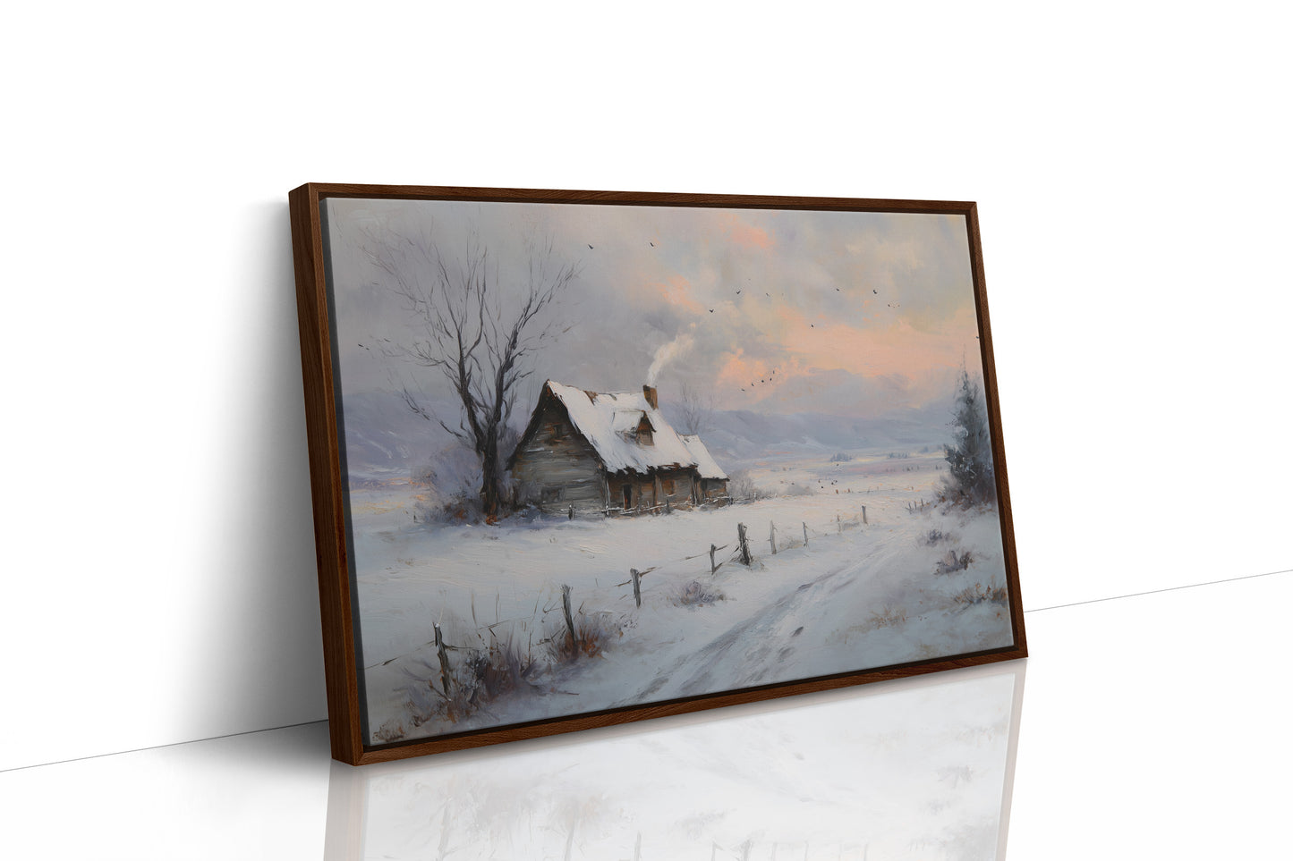 Snow Blankets The Forgotten Farmhouse