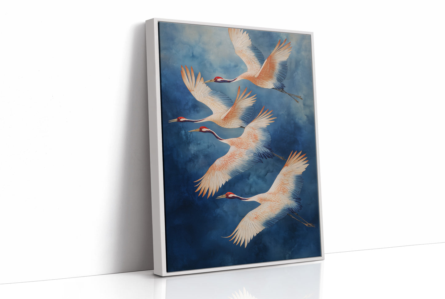 Dancing Cranes Paint The Sky