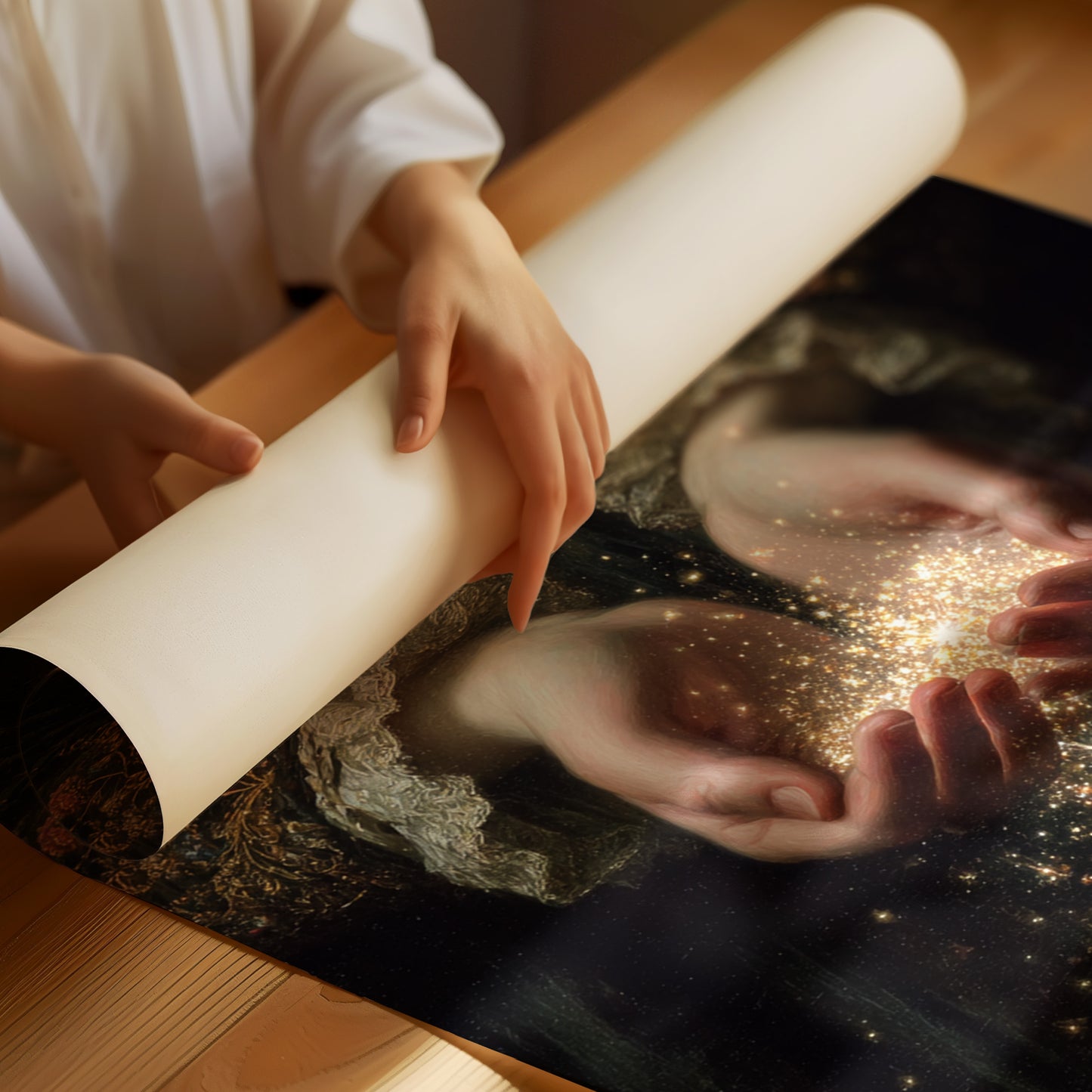 When Hands Hold the Universe