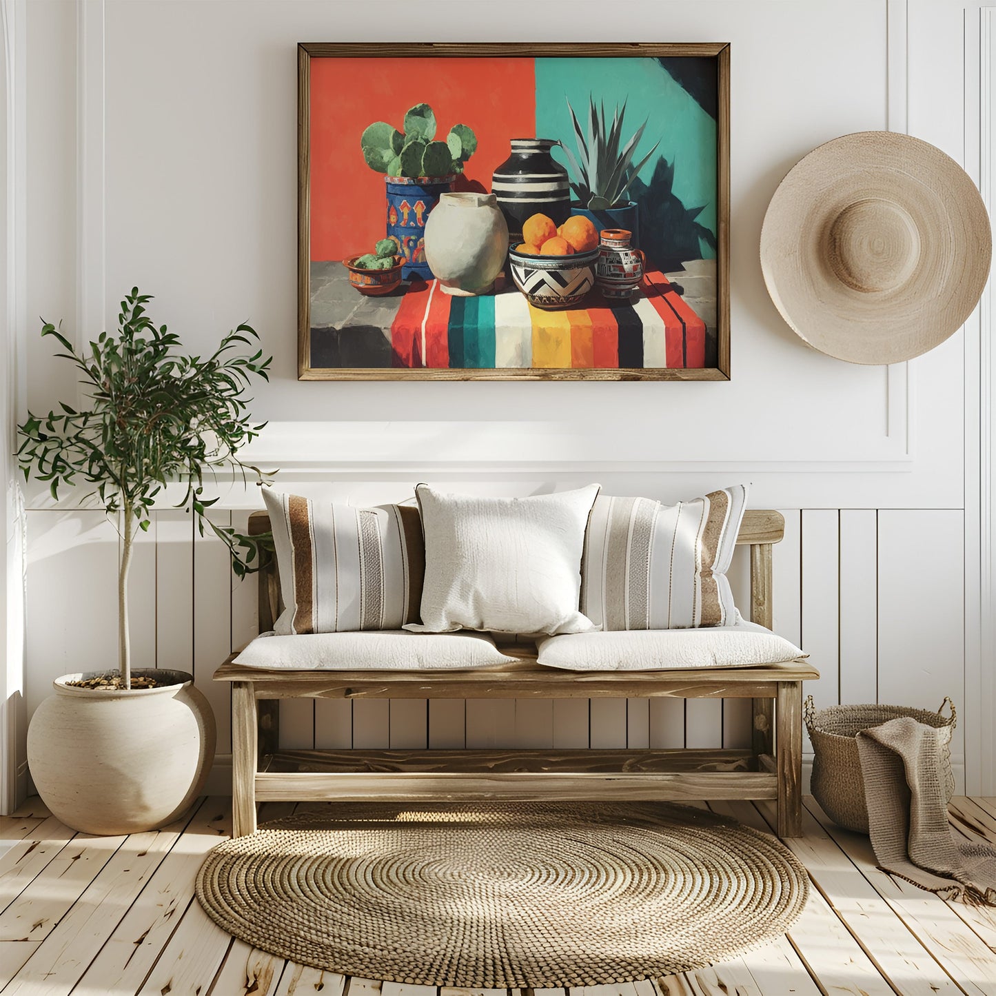 Citrus Morning Meets Desert Clay