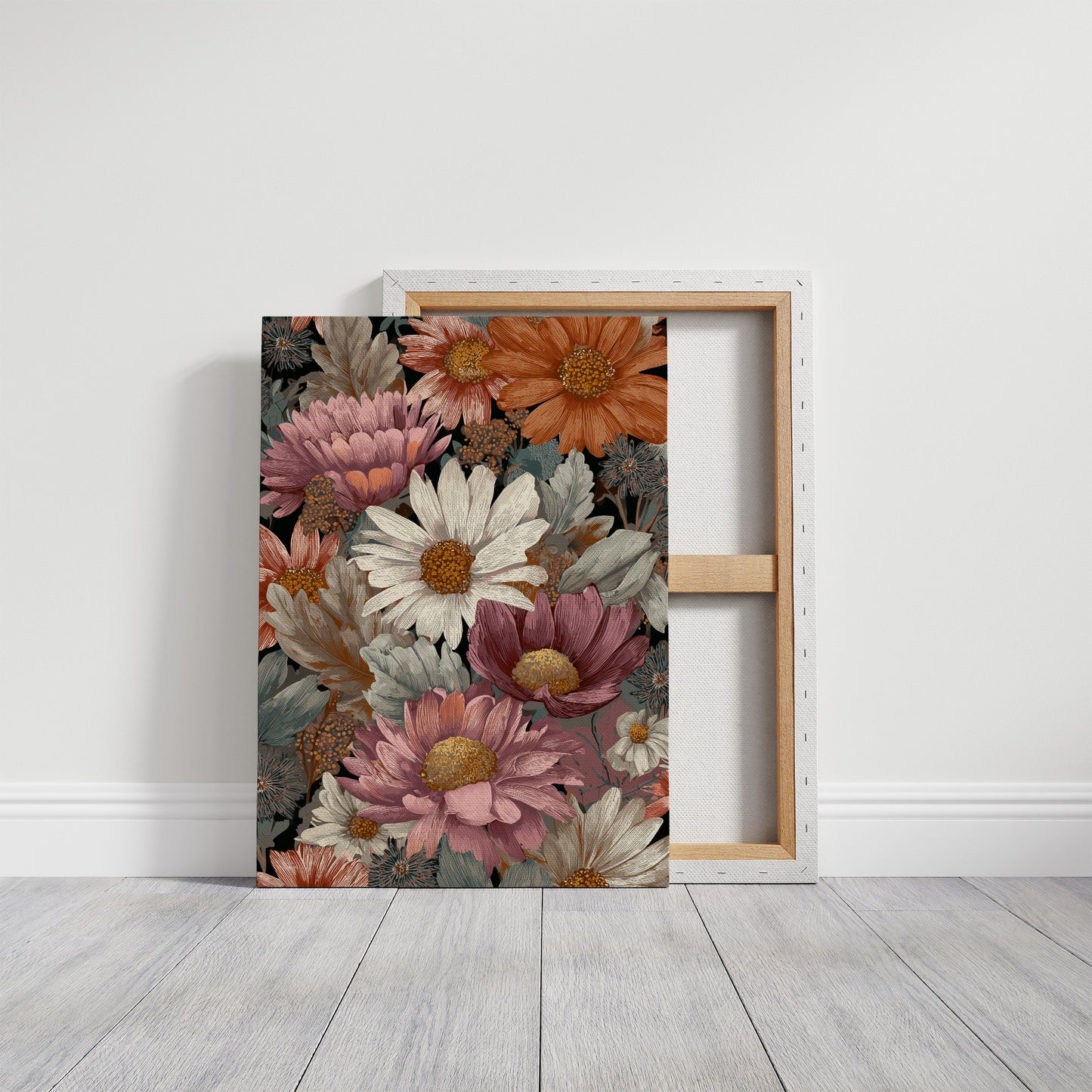Copper Blooms In Midnight Garden