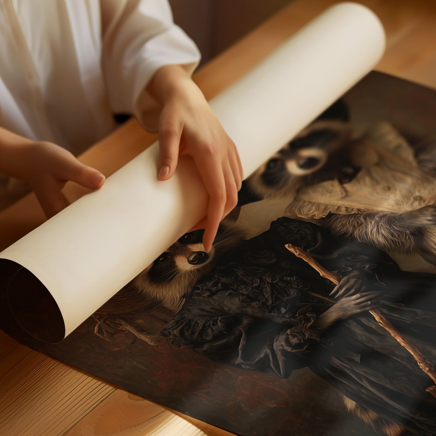 Charmed Companions in Curious Attire