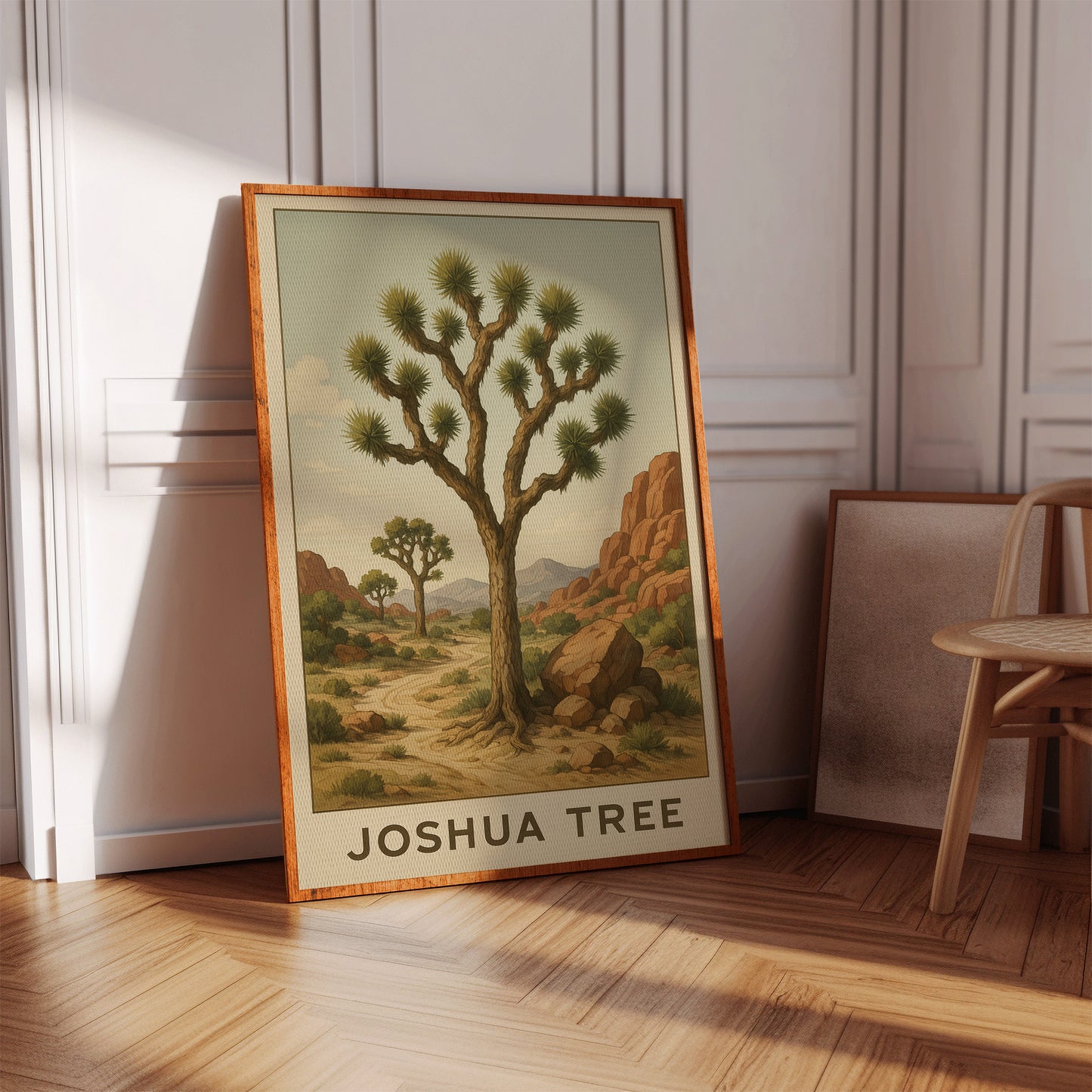 Joshua Tree Desert Landscape Art Print