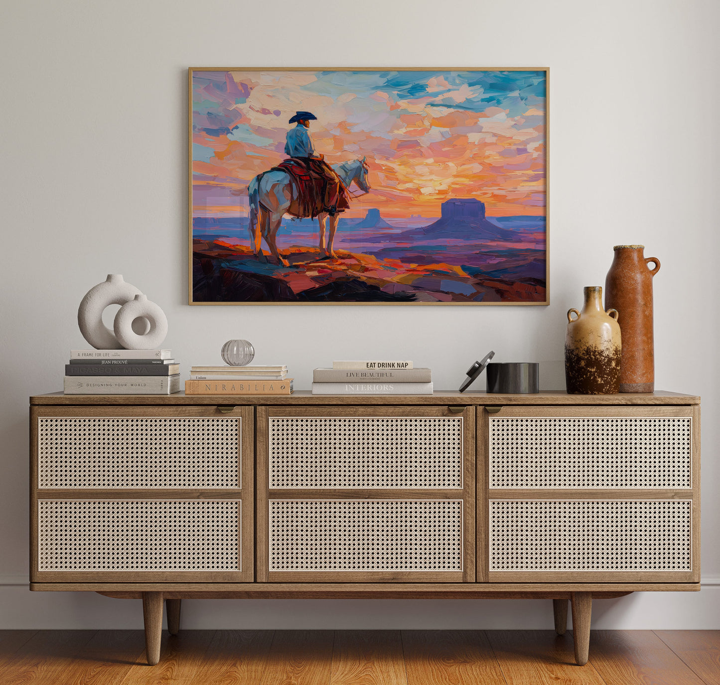Sunset Paints A Cowboy's Prayer