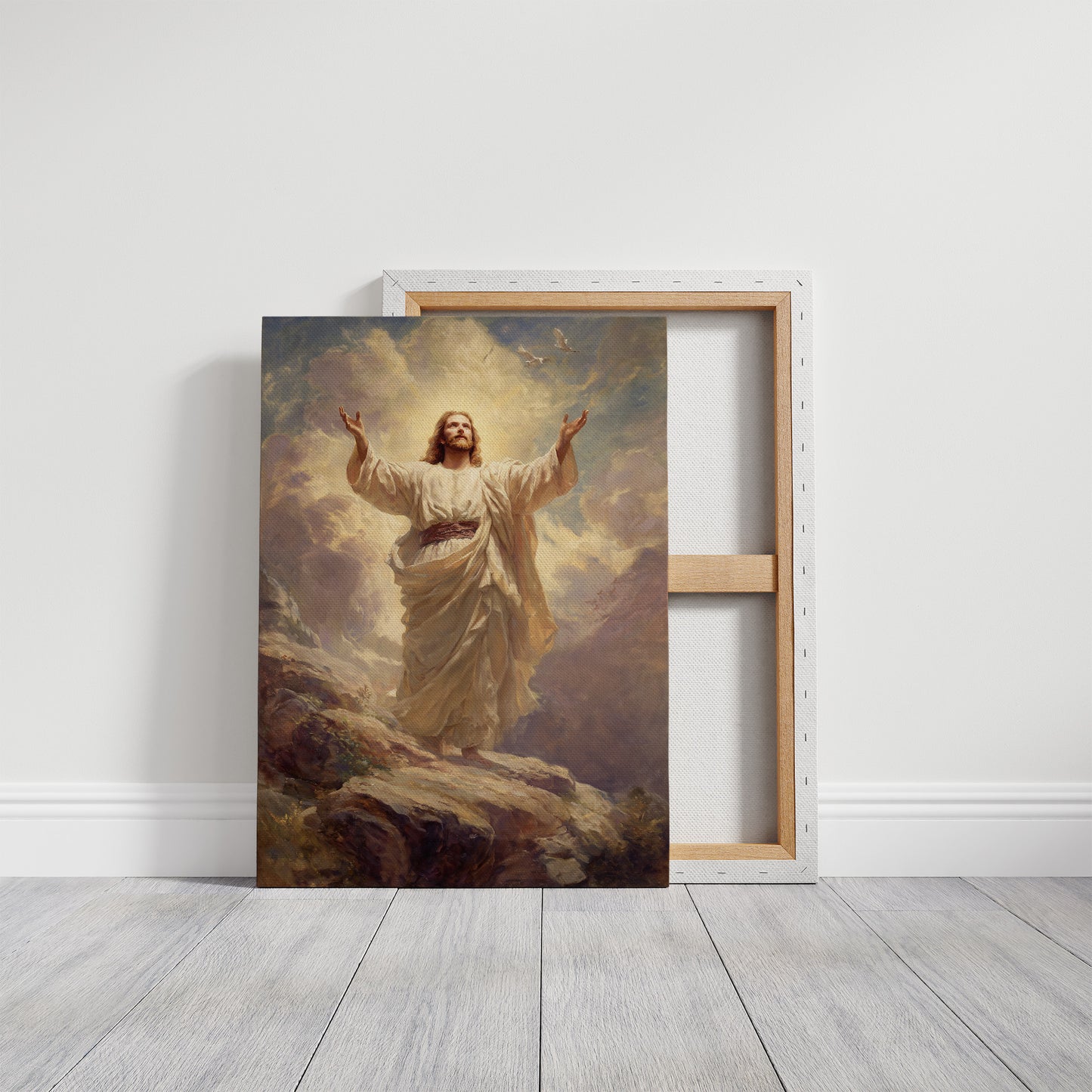 Faith Rests On Wooden Tables