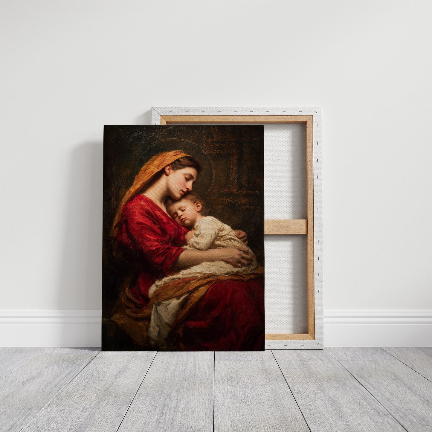 Eternal Embrace in Crimson and Gold